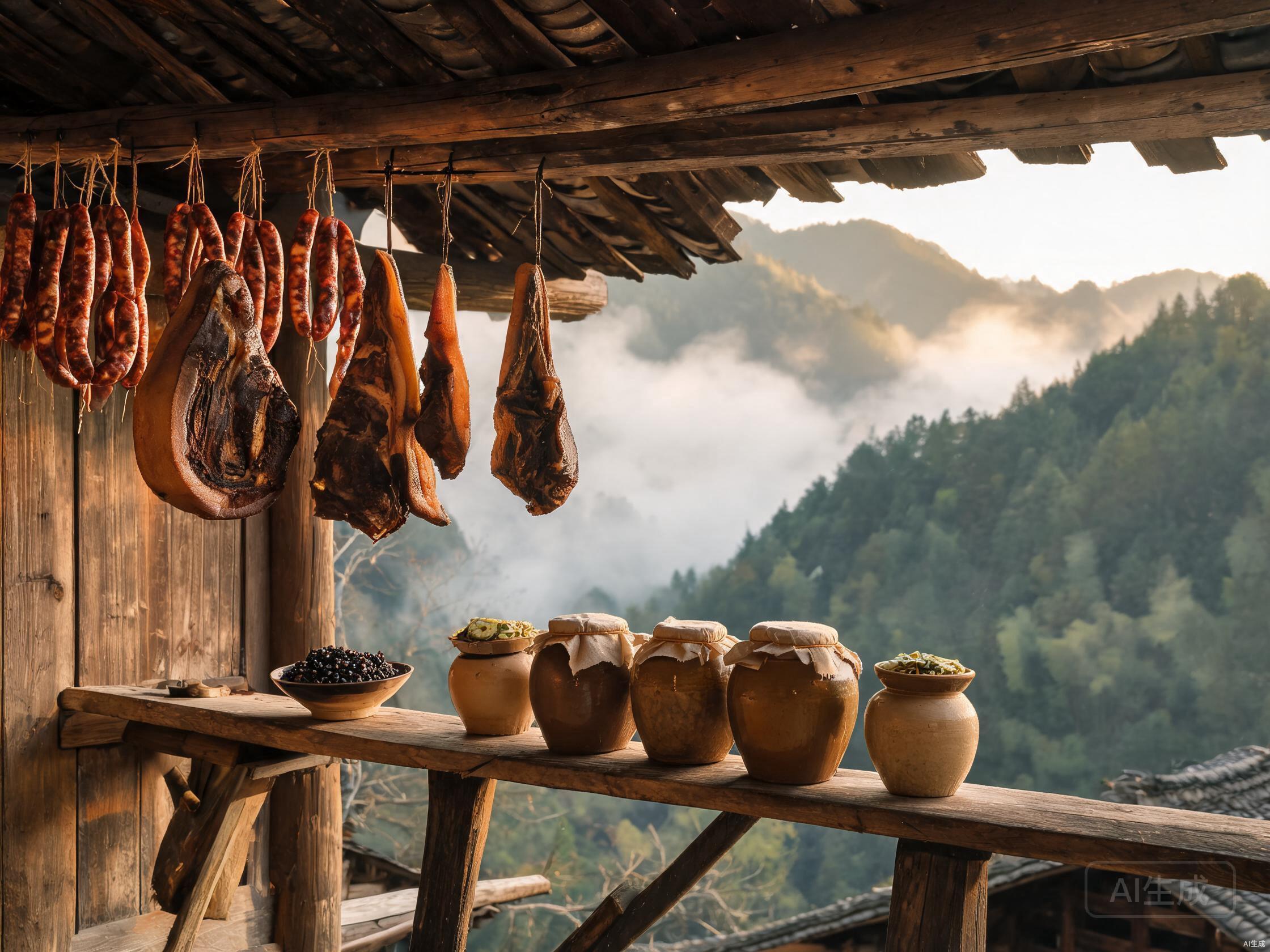 Western Hunan smoked meats